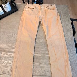 Hudson Jeans Men’s Byron 5 Pocket Jeans in Tan